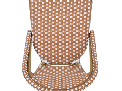 Outdoor Pe Rattan French Barstool Set