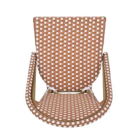 Outdoor Pe Rattan French Barstool Set