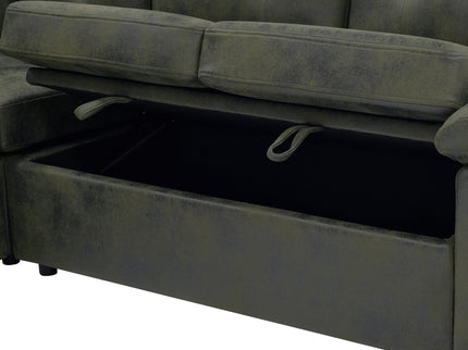 Convertible Sectional Sofa Bed & Pull Out Sleeper And Storage