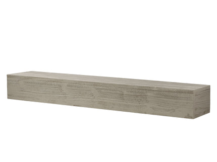 Rustic Wood Fireplace Mantel, Wall-Mounted & Floating Shelf For Home Decor