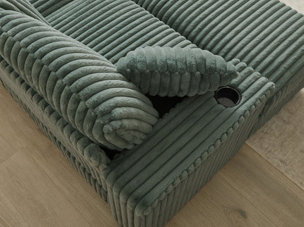 3 Seater Sofa With 2 Ottomans For Living Room