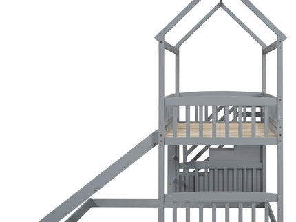 House Bunk Bed With Slide