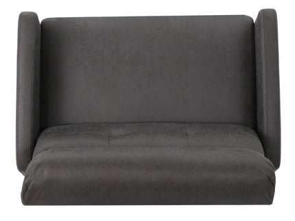 Alma - Contemporary Upholstered Loveseat Recliner - Slate