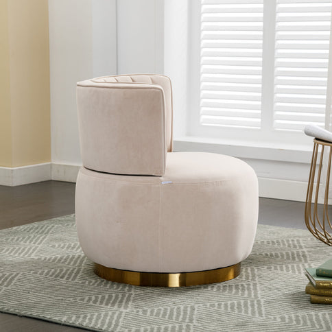 360 Degree Swivel Cuddle Barrel Accent Sofa Chair