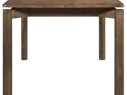 Svenstra - Rectangular Dining Table Set With Armless Side Chairs, Wood, Natural Walnut, 59 X 35.5 X 30 Inches