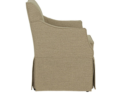 London - Upholstered Skirted Dining Arm Chair