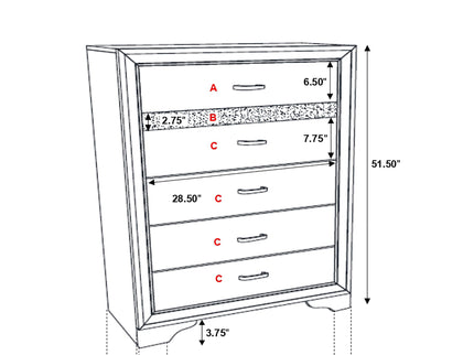 Annie - 5 Piece Bedroom Set