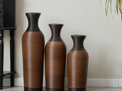 Classic And Neat Floor Vase, High Independent Flower Stand (Set of 3)