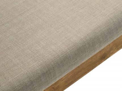 Dining Bench With Cushion - Brown