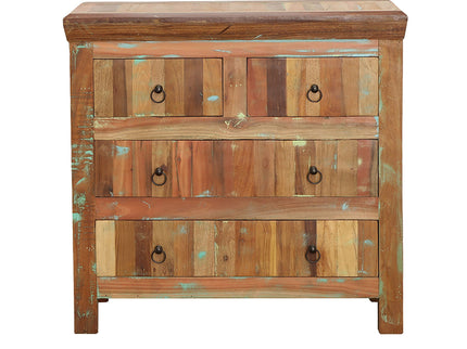 Lynden - 4 Drawer Accent Cabinet With Ring Pulls - Wood