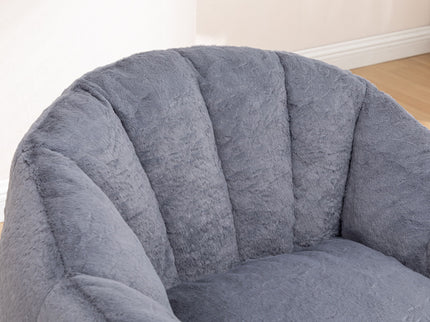 Beanbag Chair, Beanbag Sofa Chair With Armrests Stuffed High Density Foam
