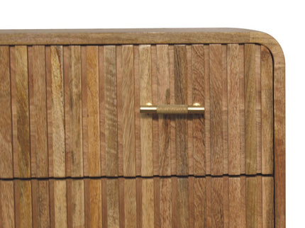 T Bar Ridged Chest - Brown