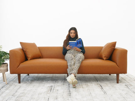 Elwood - Sofa - Cognac