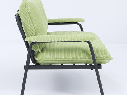 Modern Metal Frame Sofa With Sponge Filling For Compact Spaces And Versatile Use