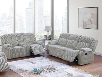 Modern Living Room Set With Pillow Arms