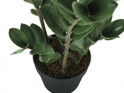 29" Tall, Artificial Plant, Zz Tree, Indoor, Faux, Fake, Floor, Greenery, Potted, Real Touch, Decorative - Green / Black