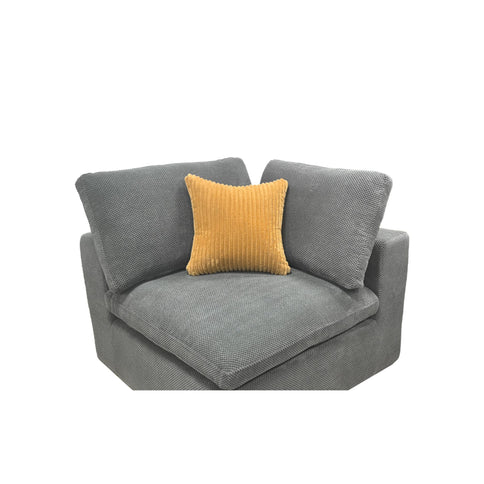 Custom Configuration Modular Sectional & Toss Pillows