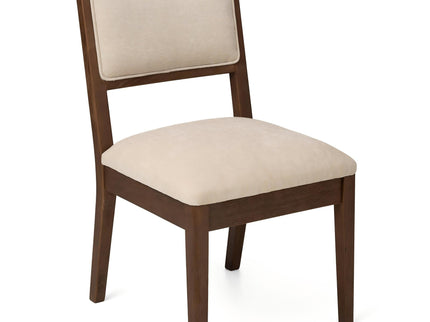 Compact Ergonomic Upholstered Side Chairs (Set of 2)