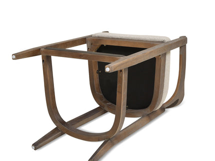 Americana - Mid-Century Modern Cane Back Counter Stool