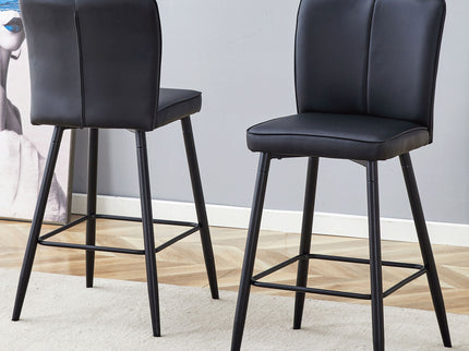 Modern Style Chair With Sleek Backrest Design (Set of 2)