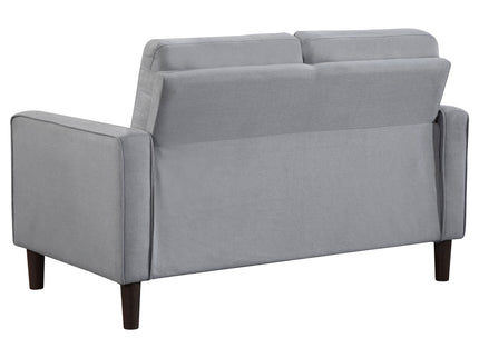 Harvey - Tufted Loveseat With Track Arm Design