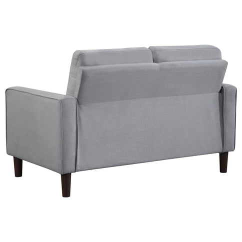 Harvey - Tufted Loveseat With Track Arm Design