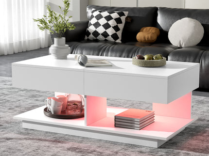 Multifunctional Adjustable Coffee Table With Hidden Storage Space For Living Room