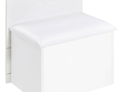 Ayuba - 3 Drawer Makeup Vanity Table With Mirror And Stool