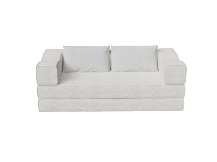 3 Seat Folding Floor Couch & King Size Bed Mattress