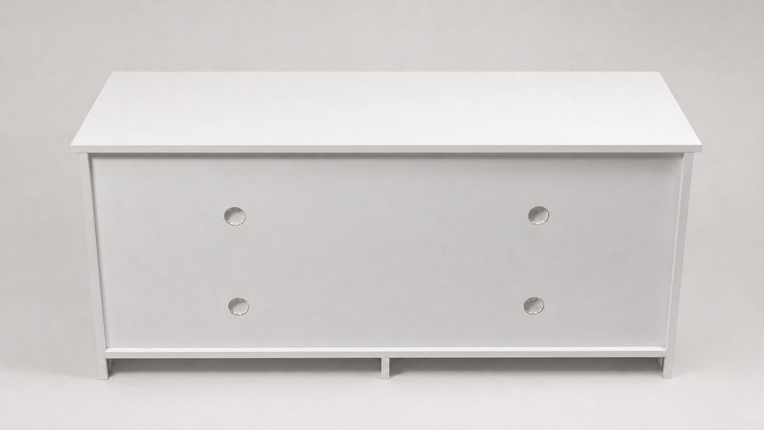 TV Stand For TVs Up To 50" With Open Shelves And Cable Management