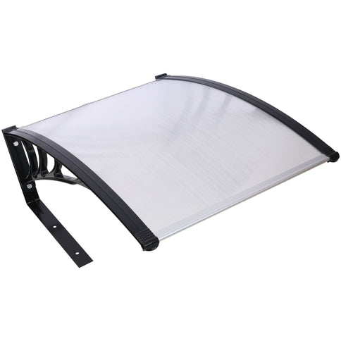 Weather Resistant Polycarbonate Canopy Outdoor Shade Cover For Robotic Lawn Mowers - Black