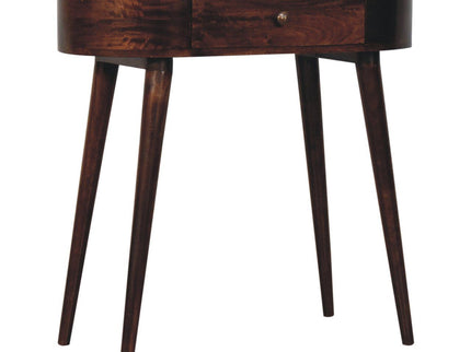 Rounded Wood Table