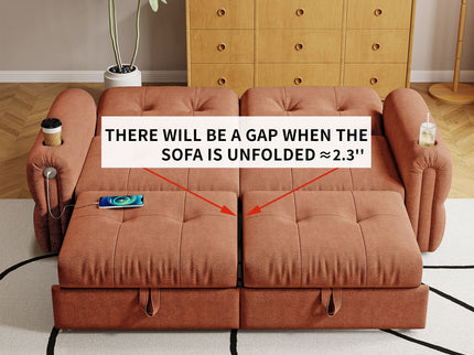 Cloud Like Convertible Sofa Bed With For Living Room