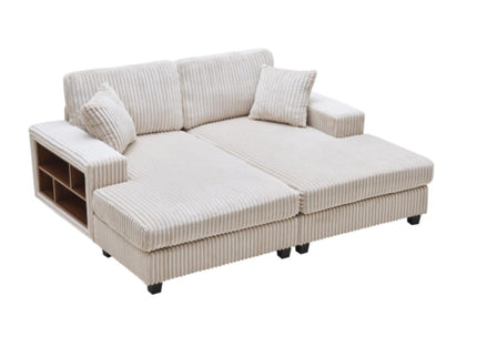 Convertible Sectional Sofa, Sleeper Oversized Living Room Lounge