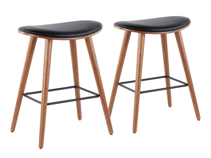 Saddle - Contemporary Counter Stool (Set of 2)