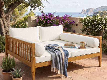 Outdoor Sofa Bed, 2 In 1 Patio Daybed For Backyard