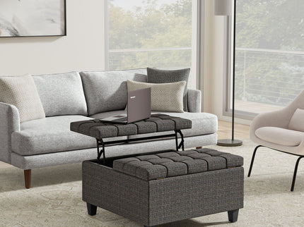 Harrison - Upholstered Coffee Table Storage Ottoman