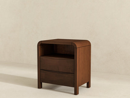 Lionel - Nightstand 2 Drawer - Brown