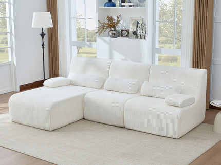 Oversized Sectional Sofa, Living Room Seating With Modular Design