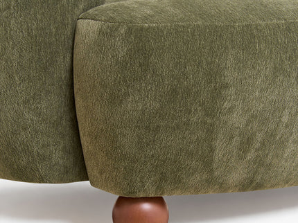 Clubchair, Bucket Chair, Decorative Sofa With Pillow, For Living Roon - Olive Green
