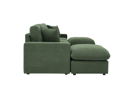 Sectional With 2 Ottomans