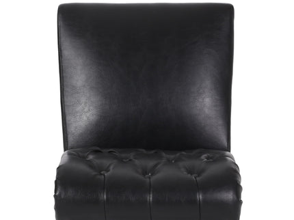 Broxton - Tuft Dining Rolltop Chairs With Button Tufted Backrest (Set of 2)