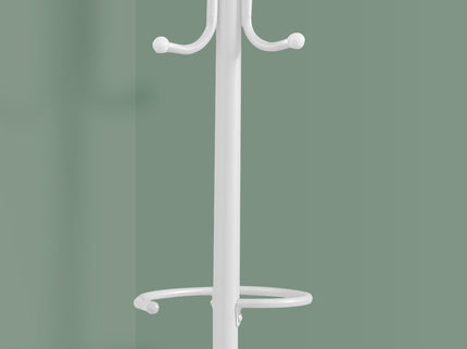 Coat Rack, Hall Tree, Free Standing, Hanging Bar, 6 Hooks, Entryway, Contemporary & Modern