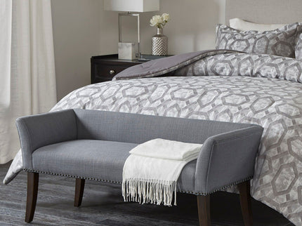 Elegant Design Bench Upholstery, Solid Wood Frame