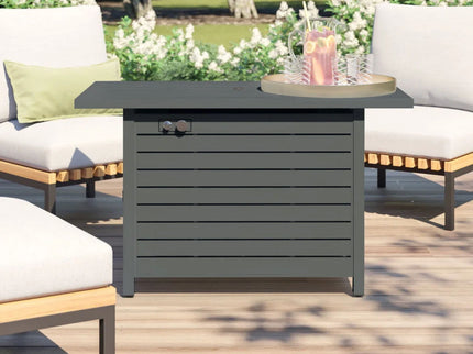 Outdoor Fire Pit Table With Lid Fuel Versatility