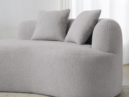 Curved 4 Seater Full Compression Sponge Sofa