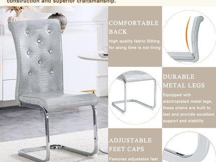 Elegant Design Upholstered Dining Chairs