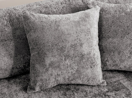 3 Seater Sofa With Built In Pet Bed Nook, Curved Design And 2 Throw Pillows