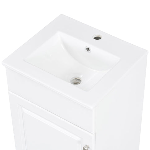 Bathroom Vanity With Sink, Cabinet With Adjustable Shelf