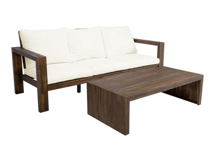 3 Seater Patio Set, Outdoor Sofa & Coffee Table Set